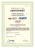 Certifikát CCTV